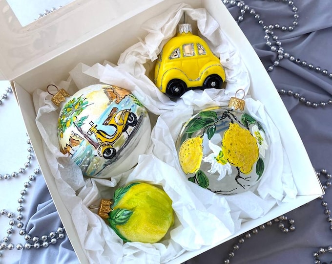 Italy Travel gift, Positano Lemon Christmas Gift, Sicilian Memories, Amalfi Holiday Keepsake