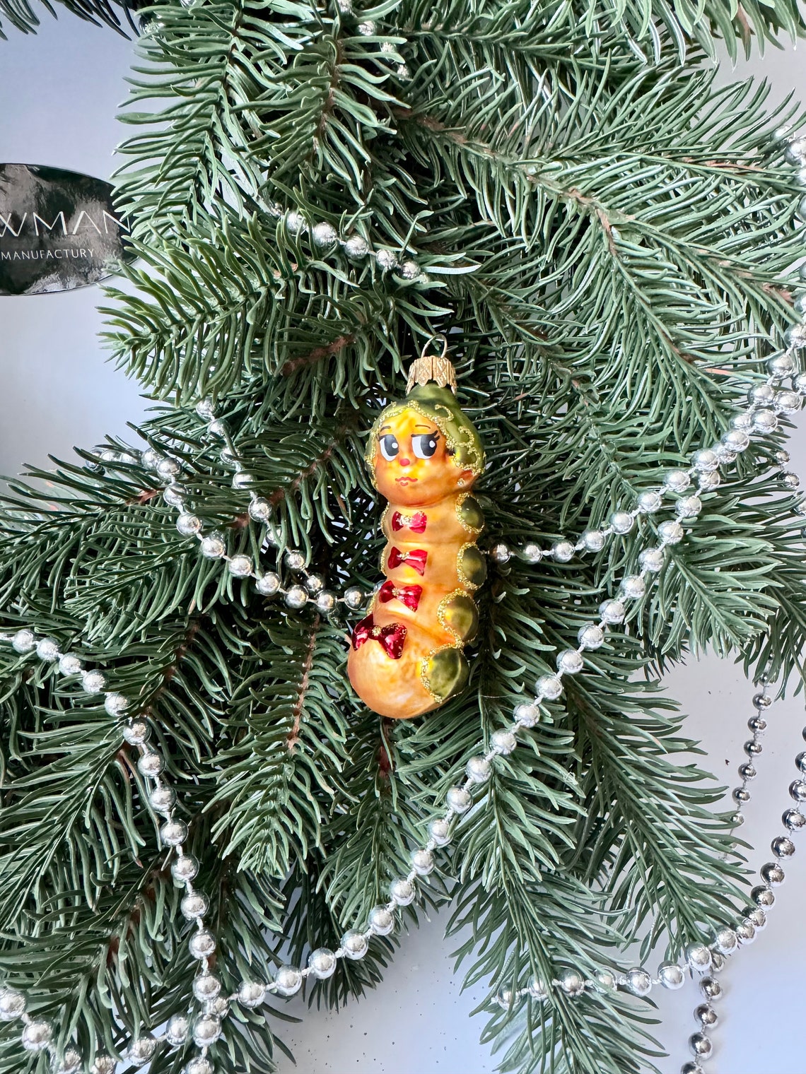 Elegant Caterpillar Christmas Ornaments Photos