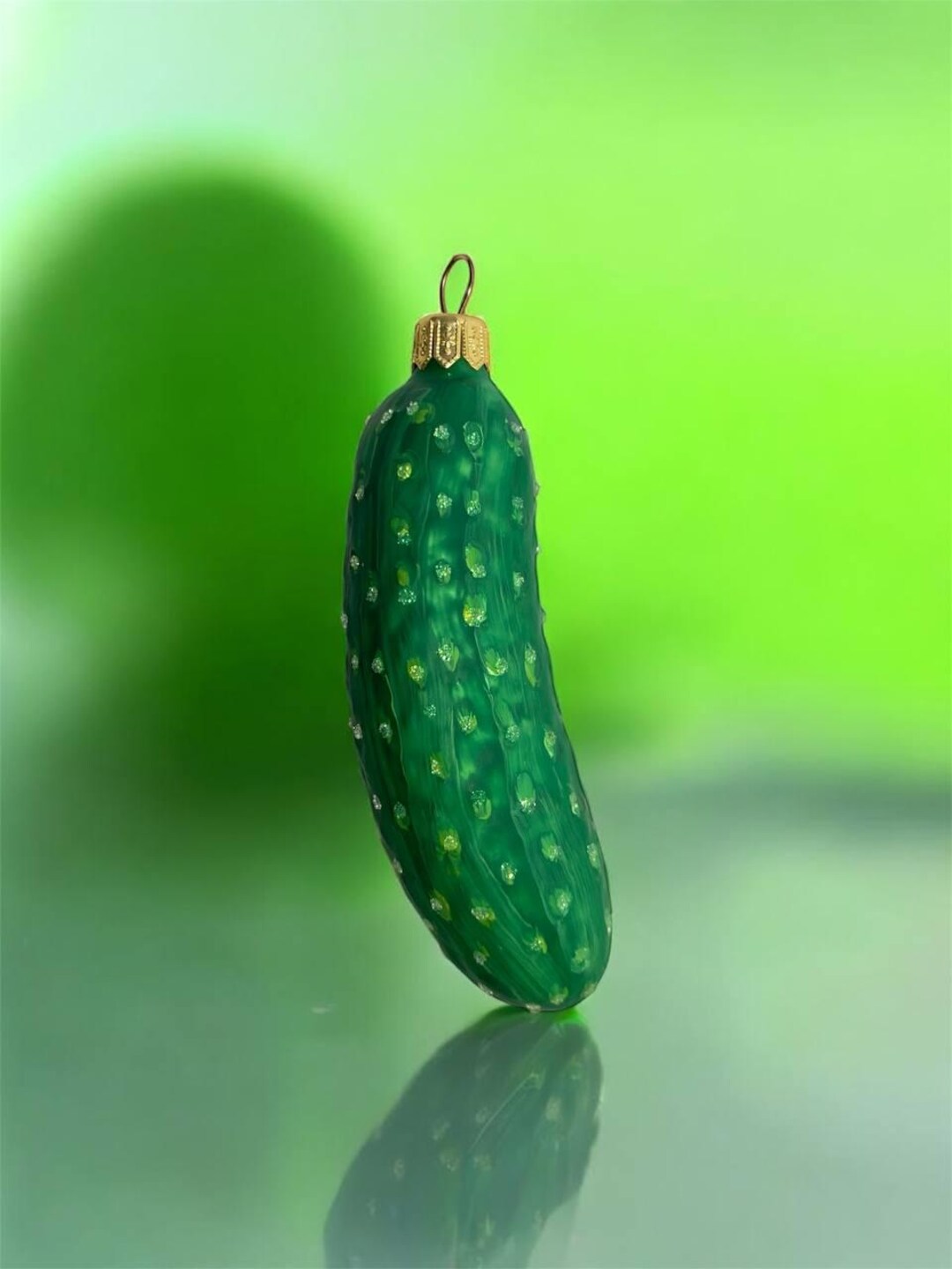 Glass Pickle Ornament - Funny Christmas Tree Decoration, German ...