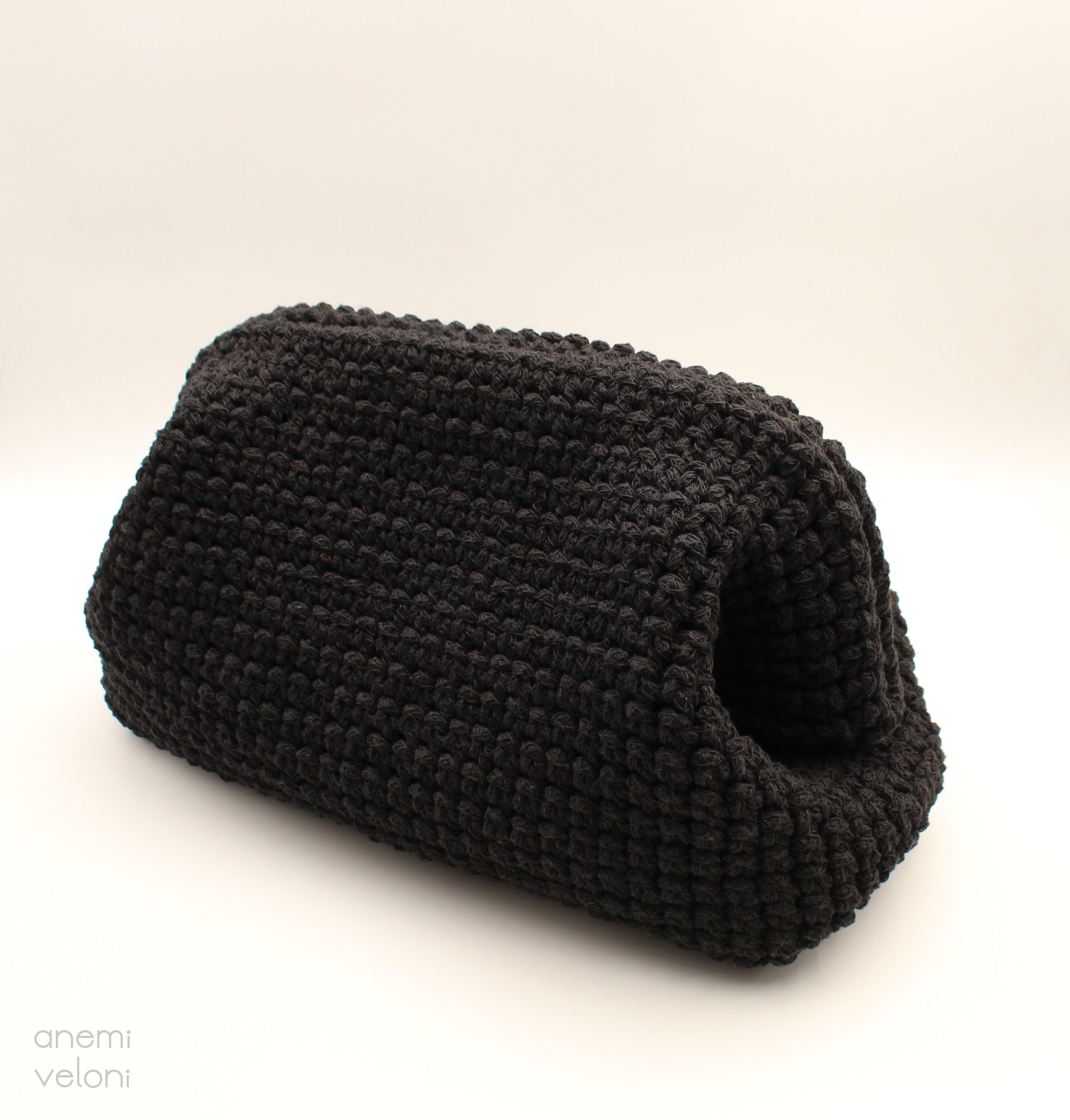 Vmiorzq Strand-Clutch Damen - Colorblock Häkeltasche