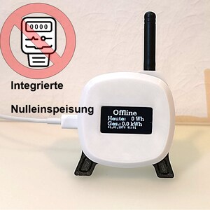 DTU Hoymiles Hms /Hmt Version 1.3 Display openDTU mit ESP32 und Gehäuse inkl. Nulleinspeisung Funktion. Balkonkraftwerk Solar PV open DTU