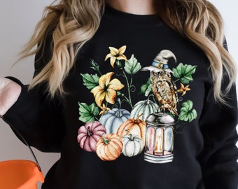 owl sweatshirt, owl shirt, aesthetic sweatshirt, barn owl, oversized sweatshirt, halloween fall trendy sweatshirt, nature sweatshirt