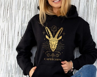 Capricorn Zodiac sign hoodie Capricorn zodiac astrology gifts Capricorn birthday gift zodiac horoscope constellation sign Capricorn sweater