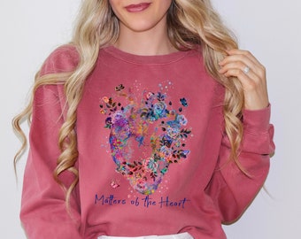 Cardiologist sweatshirt Heart Doctor Nurse Crewneck Sweatshirt Cardio Cardiology unit Dr RN Shirt Gifts Comfort Colors Gift for Dr Nurse