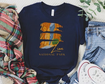 Zion National Park camisa Vintage Camping Campfire Shirt Nature Lover Gift Shirt Hiking Explorer Traveler Wanderlust Camisas Regalos