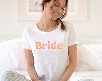 Boho Bride shirt Trendy Bride and Tribe Boho shirts Tie Dye Bachelorette Party Shirts Bridesmaid Scottsdale Palm Springs Retro Vintage