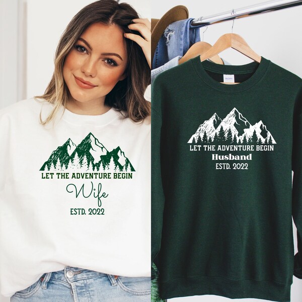 Matching Husband and Wife Crewnecks - Etsy