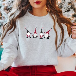 Grey Xmas Sweatshirt Etsy
