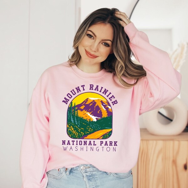 Mt Rainier Sweatshirt Etsy