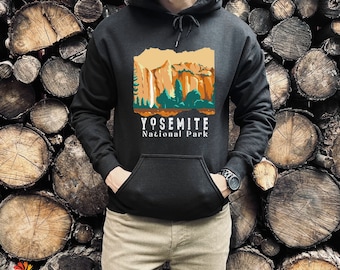 Yosemite Hoodie Yosemite National Park Hoodie National Park Shirt for Men Women Camper Hiker Gifts California Hoodie gift Nature hoodie