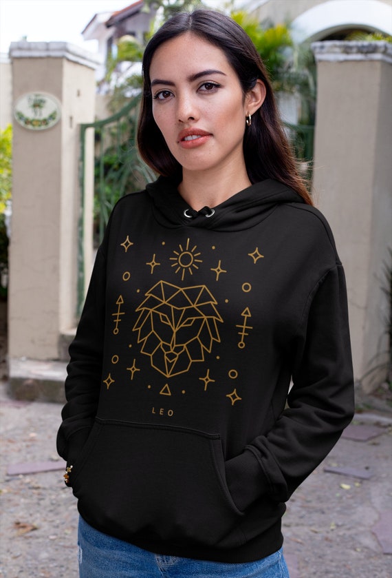 Leo Hoodie Horoscope Sign Hoodieleo Zodiac Hoodieleo Gift Etsy