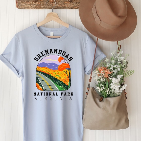 Shenandoah National Park shirt Virginia Camping Hiking T-Shirts US National Parks Nature Shirt Travel Explorer Traveler Shirts Gifts