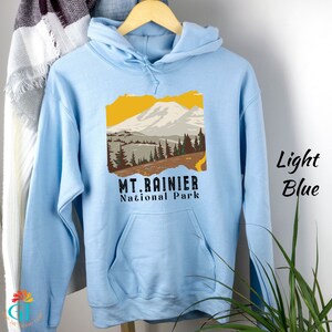 Mount Rainier Hoodie National Park Hoodie for Men Mt Rainier - Etsy