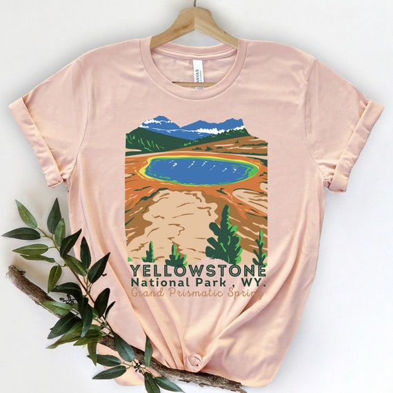 Yellowstone National Park Shirt Yellowstone gifts Camping shirts for women for men Hiking Outdoor shirts Wilderness Graphic Nature Shirt