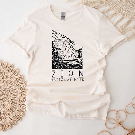Zion National Park T Shirt Utah Hiking Tee Wanderlust Zion National Park T Shirt Utah Hiking Tee Wanderlust