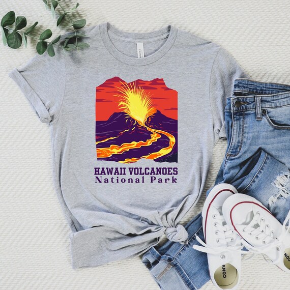 Retro Vintage Hawaii Volcanoes National Park Tee Shirt Retro Vintage Hawaii Volcanoes National Park Tee Shirt