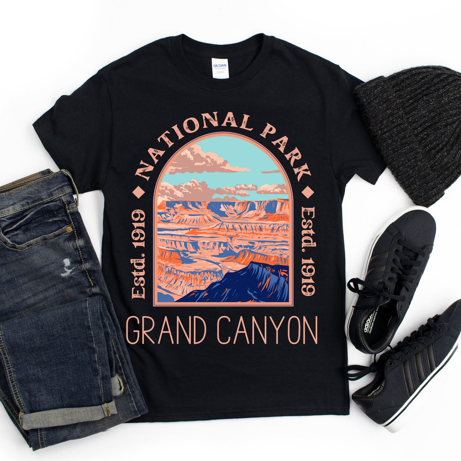 GRAND CANYON National Park Shirt Retro Grand Canyon Graphic Tee Camper ...