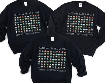 Group Camping Shirt National Park Crewneck Sweatshirt Camp fire sweatshirt Camp crewneck shirt Camper Gifts Camp Gift for kids men women