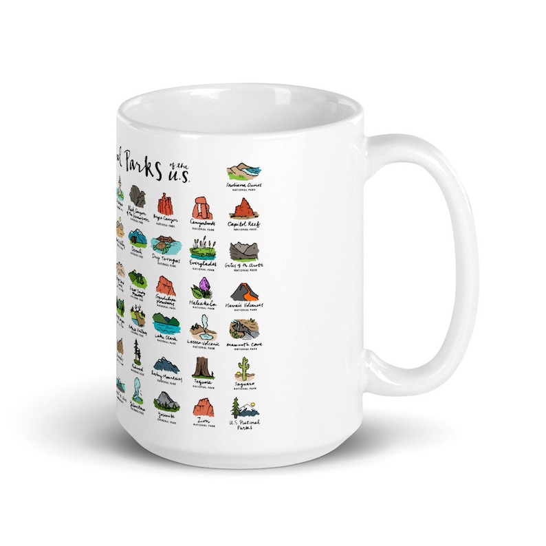 National parks gift Mug national park yosemite zion | Etsy