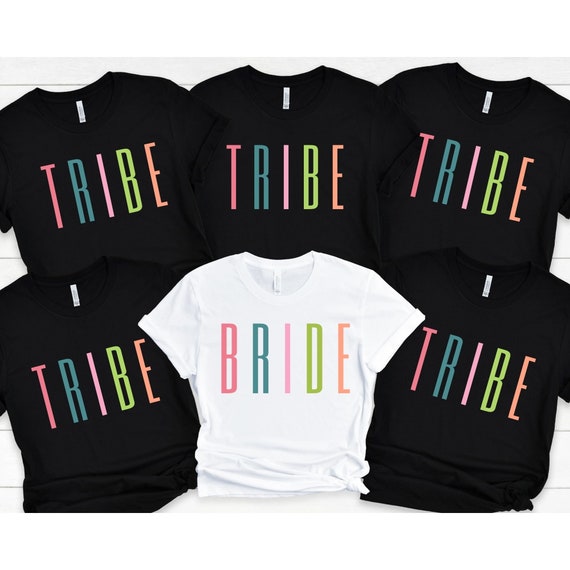 Bride Babe Shirts Bride Tribe shirts Team Bride Bride Squad Matching Bachelorette shirts Modern Minimalist Bridal Bach tees t-shirts