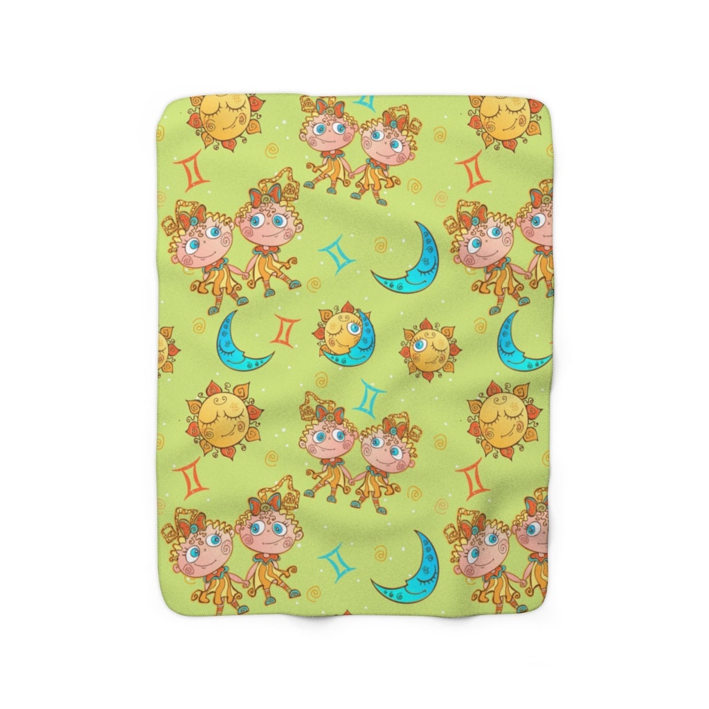 Zodiac Baby Blanket Zodiac Blanket for Kids Zodiac Baby Gifts Etsy