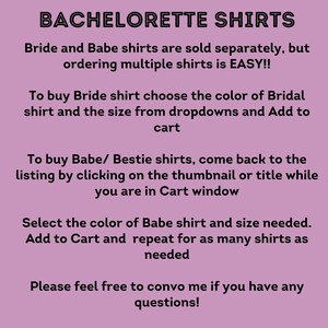 Bride Babe Shirts Bride Tribe shirts Team Bride Bride Squad Matching Bachelorette shirts Modern Minimalist Bridal Bach tees t-shirts 画像 7
