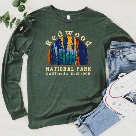 Vintage Redwood National Park Sunset Tee Shirt Vintage Redwood National Park Sunset Tee Shirt