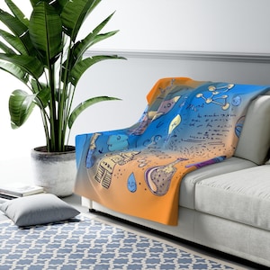 Science blanket scientist gifts scientific lab elements home decor throw Science Physics Chemistry teacher nerd geek gifts teen son daughter