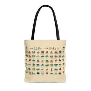 National Parks Tote Bag Gift National Park Gifts Camping tote bag Hiker Biker Camper Gift for her Grocery Bag Market bag tote bags for women