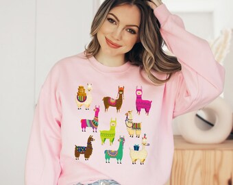 llama sweatshirts