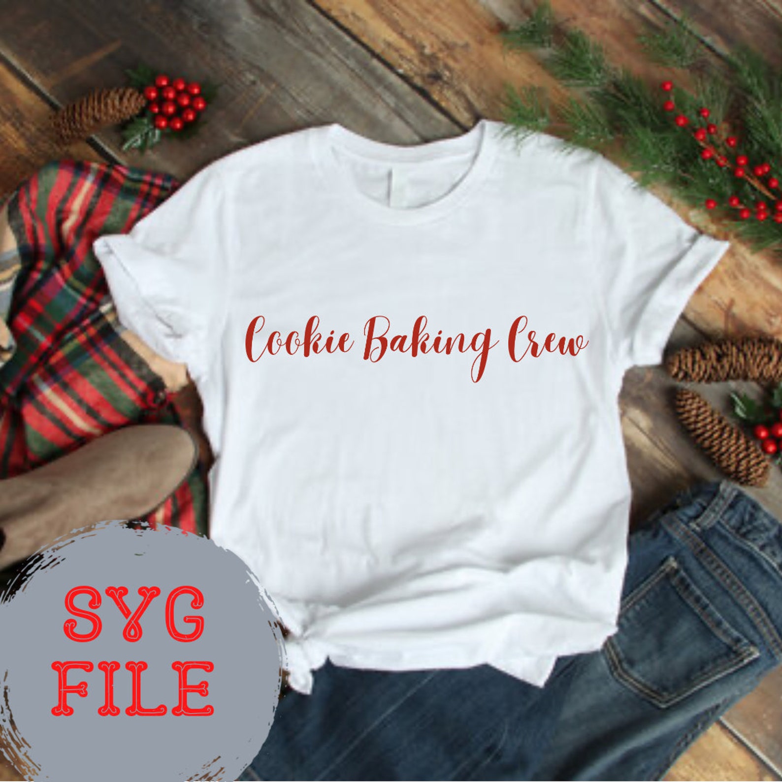 Cookie Baking Crew SVG Bundle, Christmas Svg, Christmas Clipart