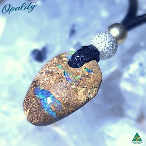 Qld Boulder Opal Pendant