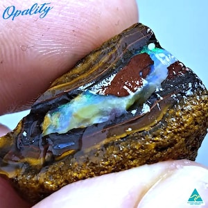 43ct Yowah Opal Rough Segment