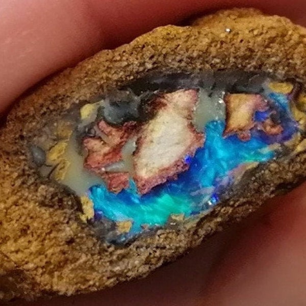 Boulder Opal Rough Yowah Nut Kernel 4.5g