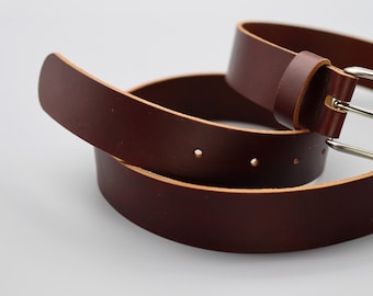 Leather Belt PDF pattern / Digital Download Leather Strap Pattern / Leather Template / Leather Band Buckle Leathercraft DIY