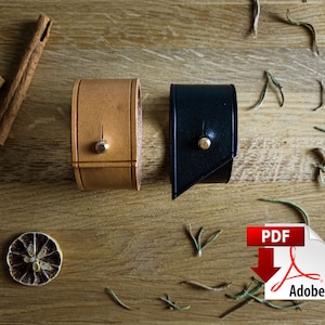Leder Serviettenring Muster, Leder Serviettenring Vorlage, Serviettenring PDF, Leder Muster Serviettenring, Serviettenhalter Muster