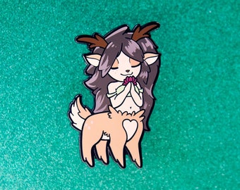 Herfst Centaur originele harde emaille pins-2 inch hoog 2 palen & rubberen achterkant mythisch monster fantasie cryptide Griekse mythologie pin