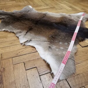 Fallow Deerskin Hide Area Rug Fur Home Decor Living Room Hallway ...
