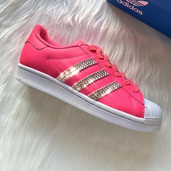 adidas originals pink shimmer superstar