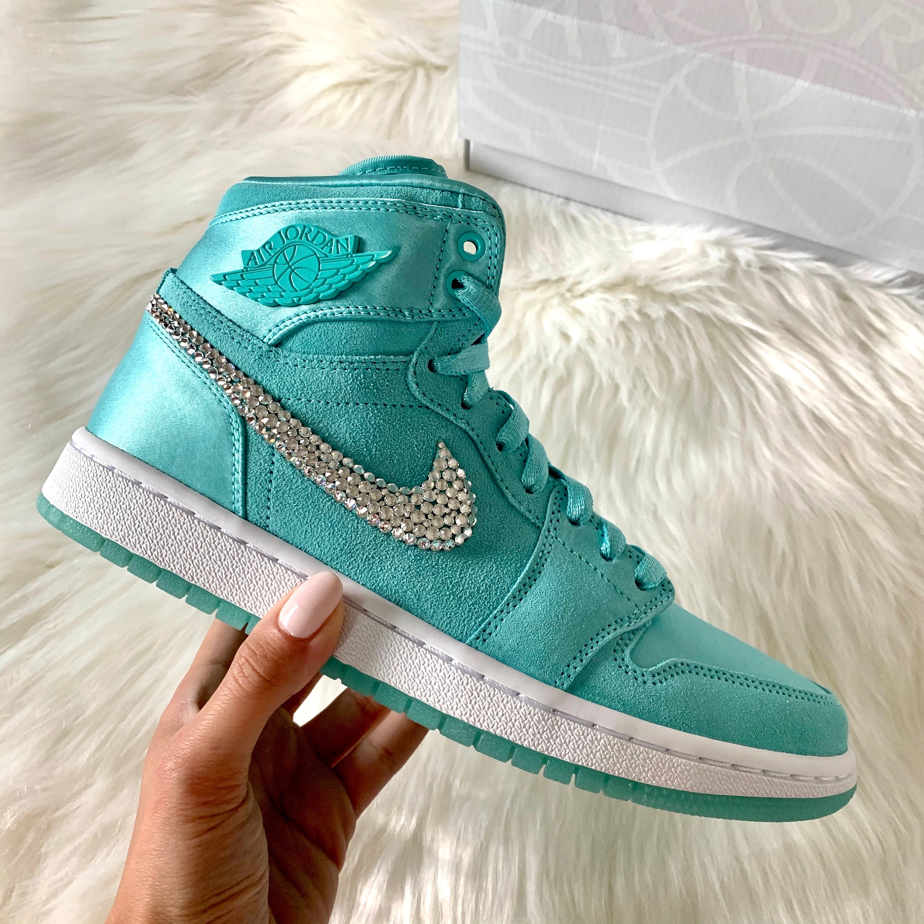 air jordan 1 light aqua