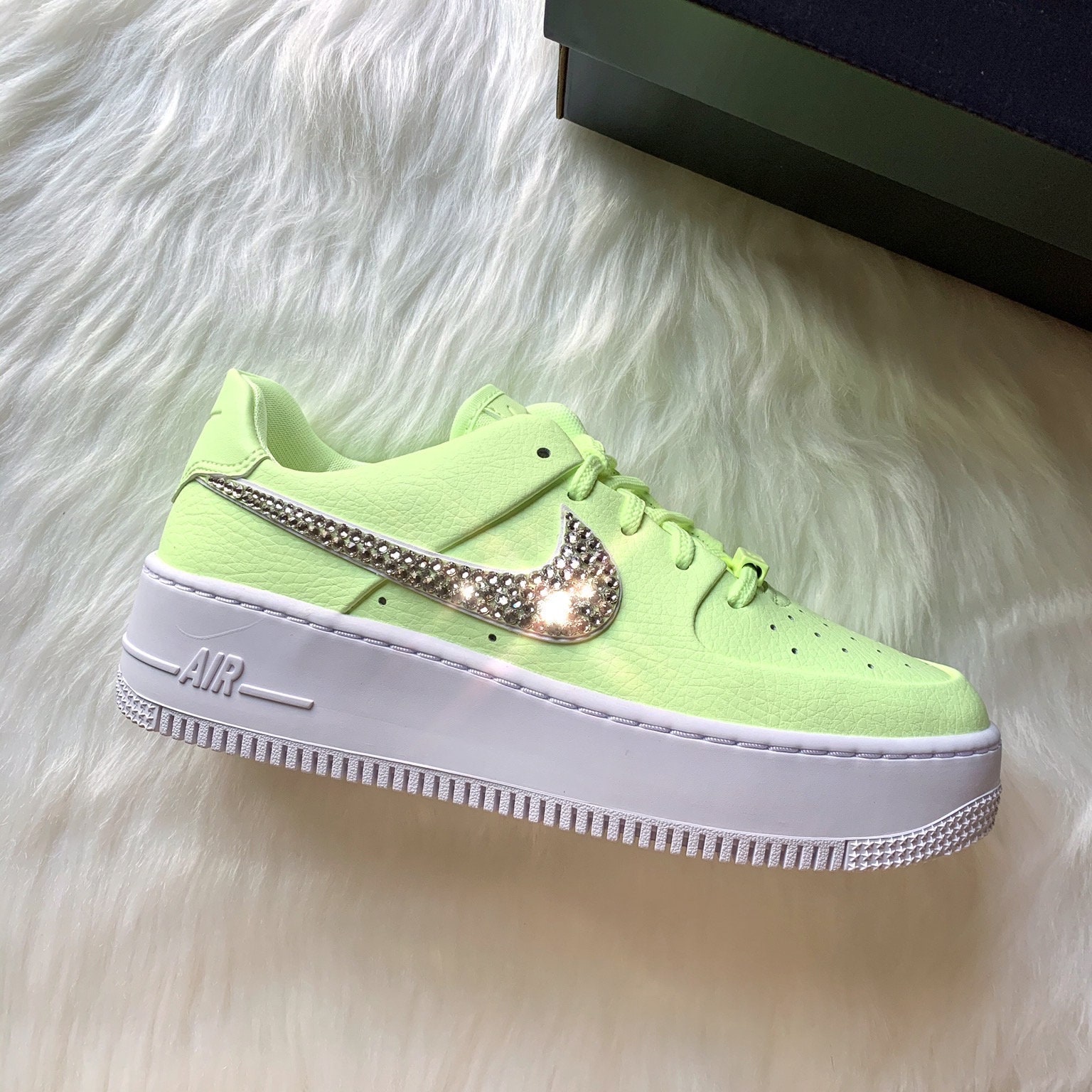 swarovski nike air force 1 sage