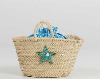 Mini Paua Abalone Starfish Basket Bag