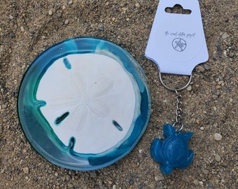 Gift Set Beach Lovers Seashell Sand dollar Unique Gift Under 30, Gift Sets for Her, Gifts for Mom, Gifts for Friends, Beach lover gift idea