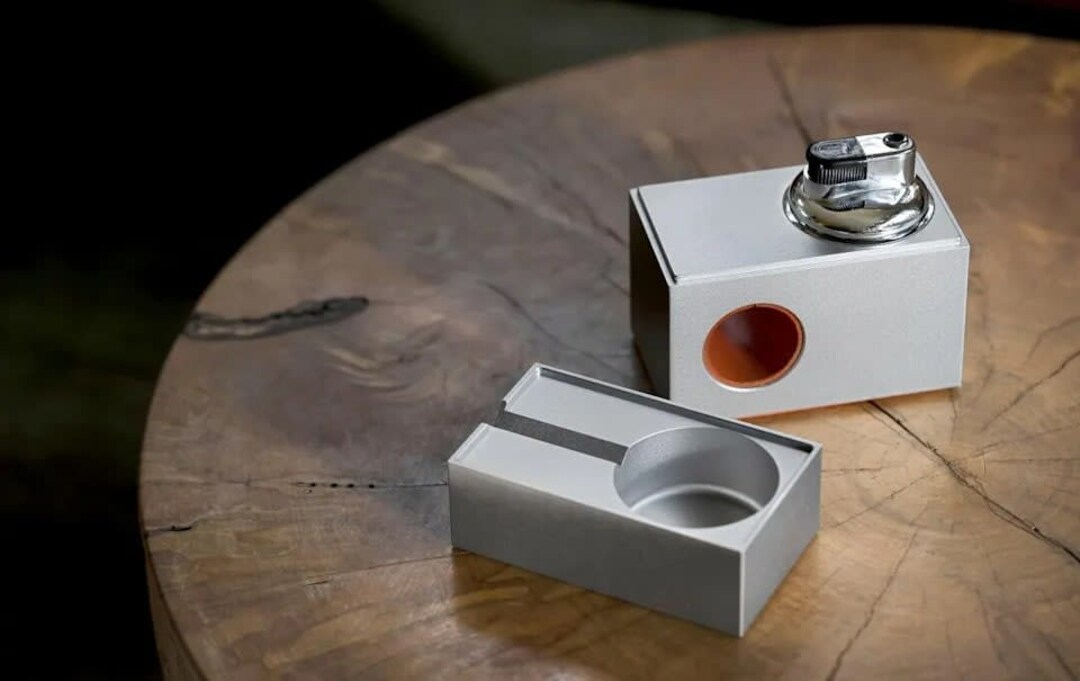 Seth Rogen Inspired Table Lighter Bic Holder With Ashtray Etsy Australia