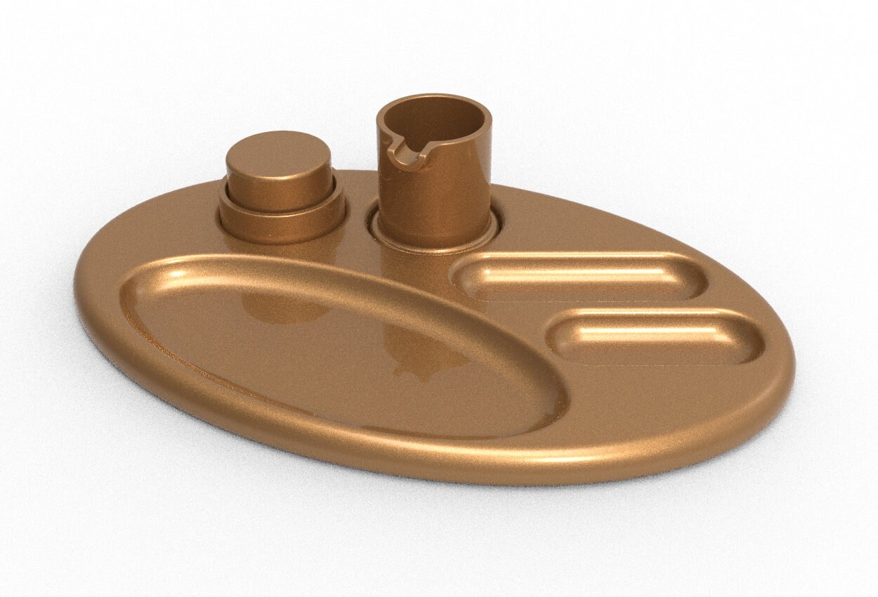 Seth Rogen Inspired Joint Rolling Tray With Grinder and Ash Etsy