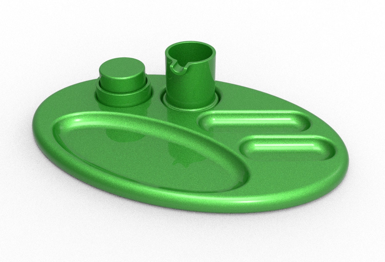 Seth Rogen Inspired Joint Rolling Tray With Grinder and Ash Etsy