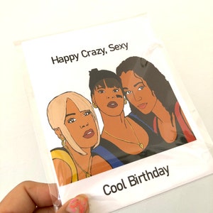 TLC Birthday Card / TLC card /Birthday Card/ Crazy sexy cool