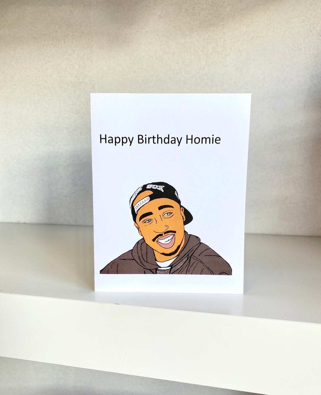 Tupac Birthday Card / 2pac Card / Birthday Card/ West Coast / - Etsy