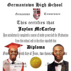 DIY Printable High School Diploma Template using Photoshop