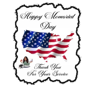 Memorial Day PNG Design